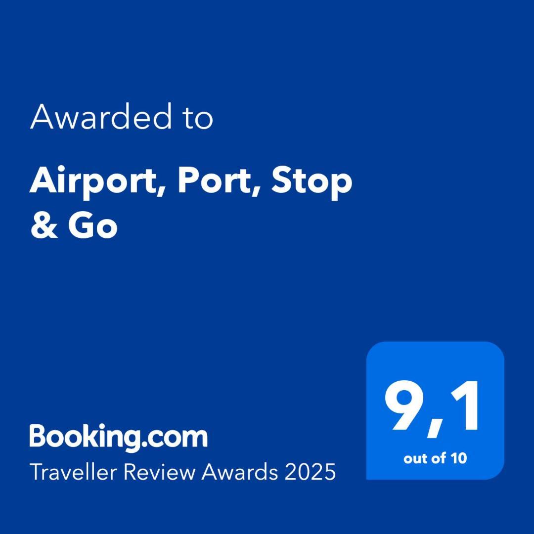 Airport, Port, Stop & Go Loútsa Exterior foto